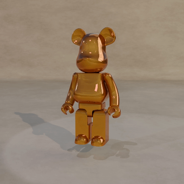 Bearbrick 3D STL Model