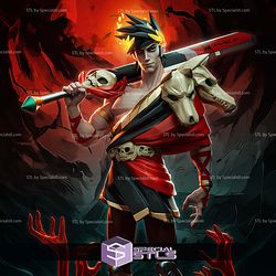 Zagreus Hades 1-8 Scale Sculptures 3D Printing STL Model