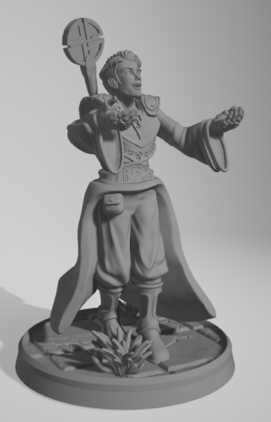 Human Cleric.stl 3D Model