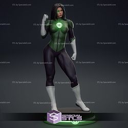 Jessica Cruz Green Lantern Super Thicc 3D Print Files STL Model