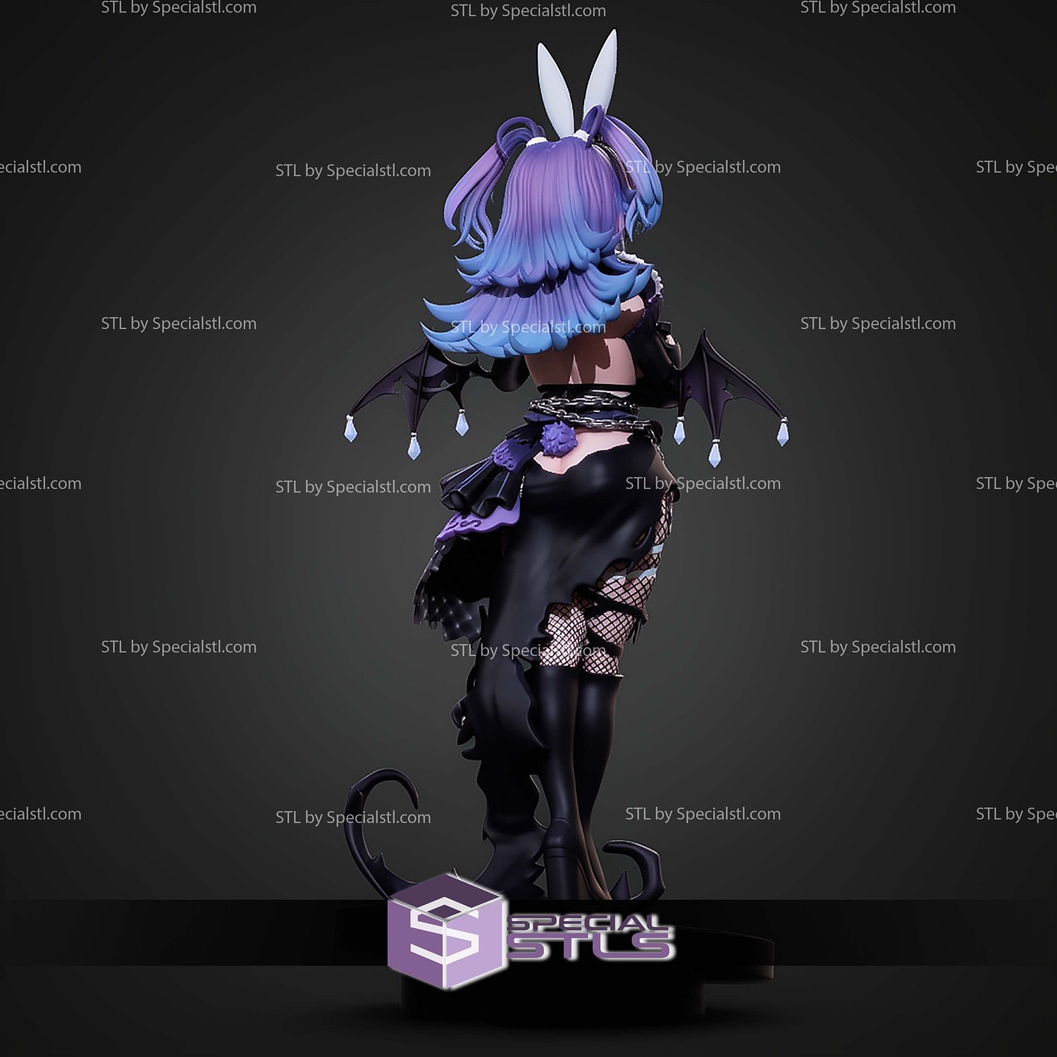 Cottontailva Envtuber 284mm STL Files 3D Model — view 2