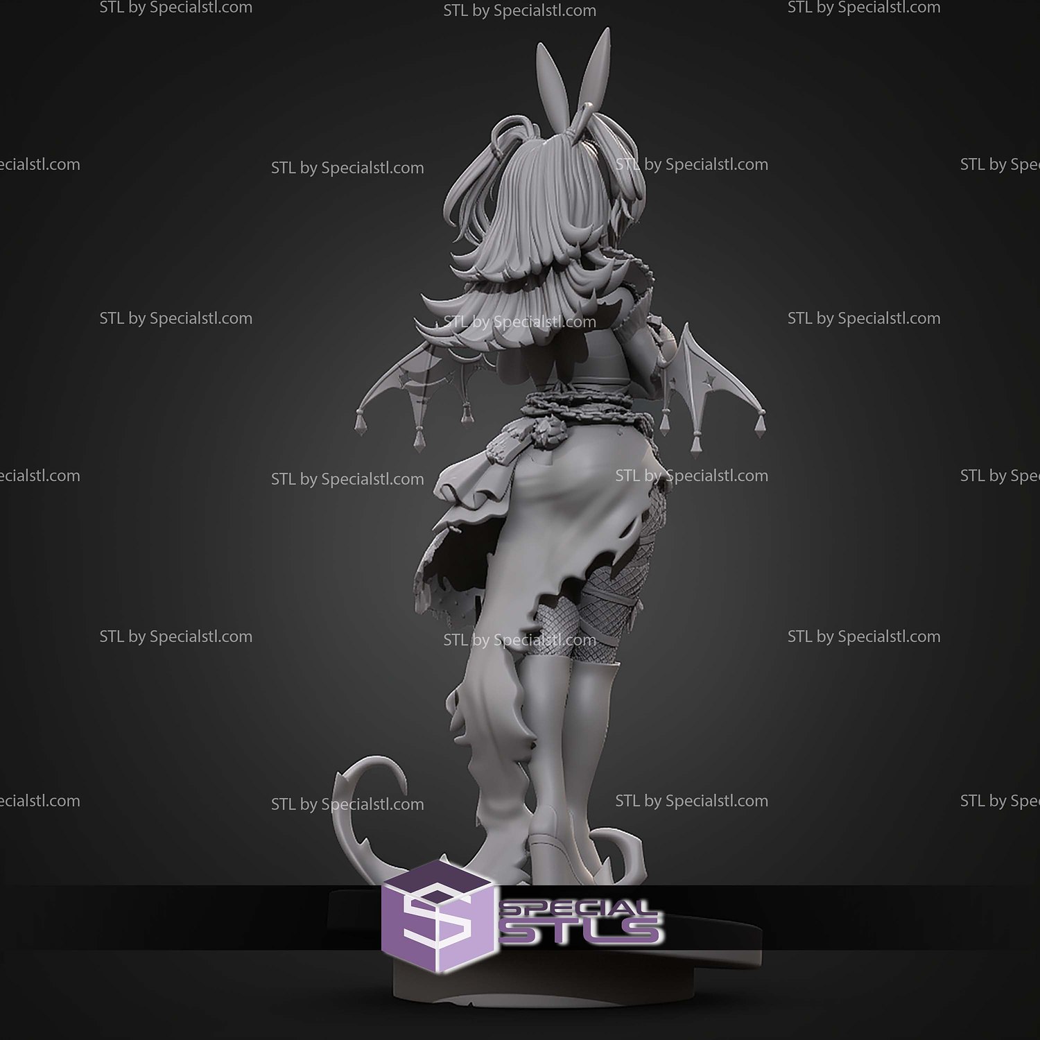 Cottontailva Envtuber 284mm STL Files 3D Model — view 4
