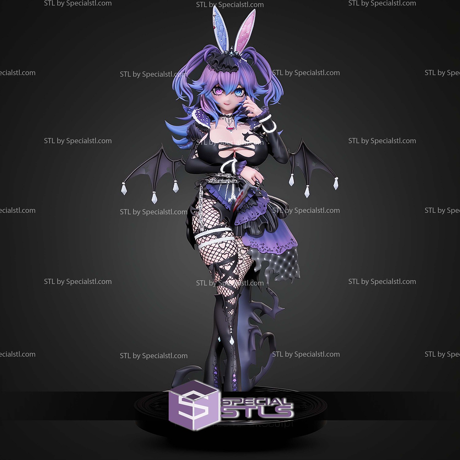 Cottontailva Envtuber 284mm STL Files 3D Model — view 8