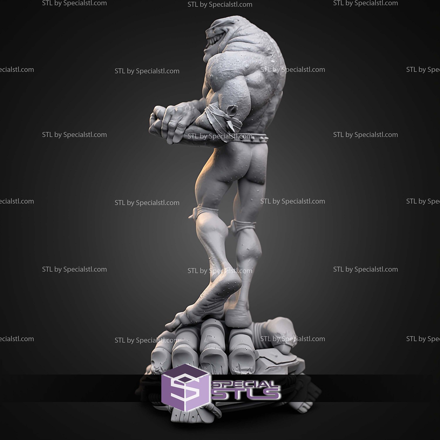 Rash Battletoads 212mm STL Files 3D Model — view 7