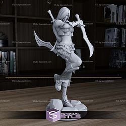 Katarina League of Legends V2 Sculptures 3D Printing STL Model