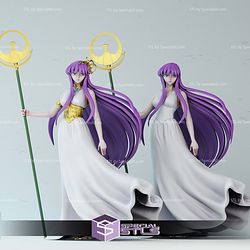 Saori Athena Staff Version 3D Printer Files STL Model