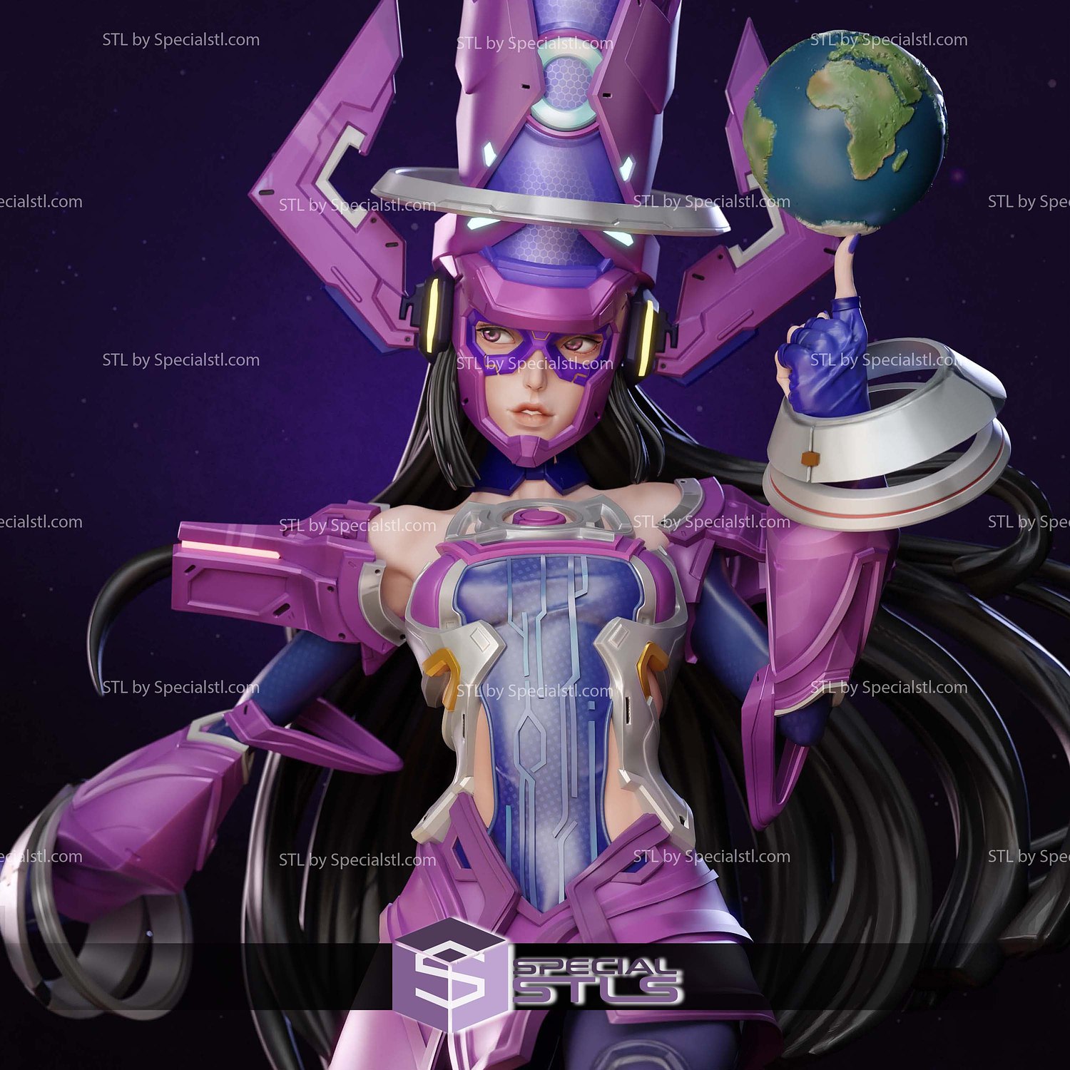 Galacta V2 Marvel Rivals 3D Printer Files STL Model — view 2