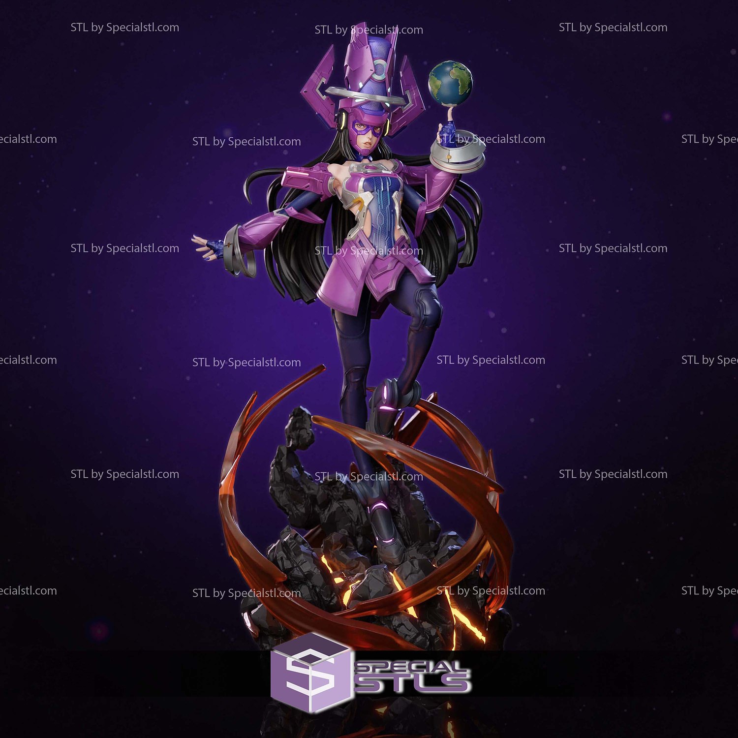 Galacta V2 Marvel Rivals 3D Printer Files STL Model — view 4