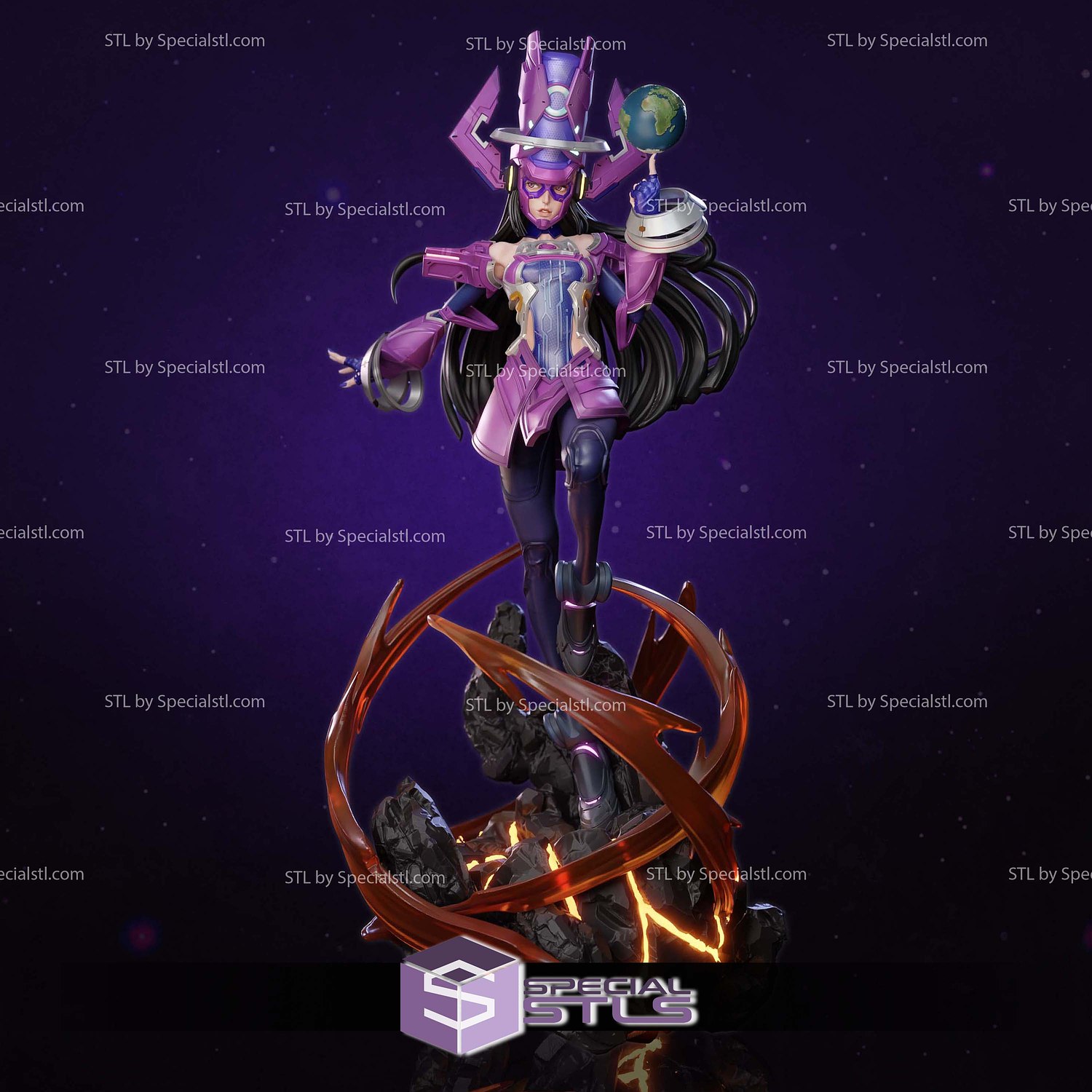 Galacta V2 Marvel Rivals 3D Printer Files STL Model — view 5