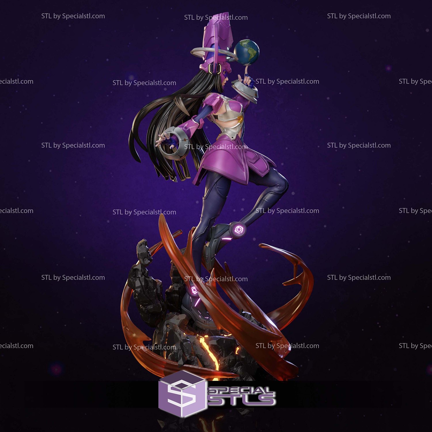 Galacta V2 Marvel Rivals 3D Printer Files STL Model — view 6