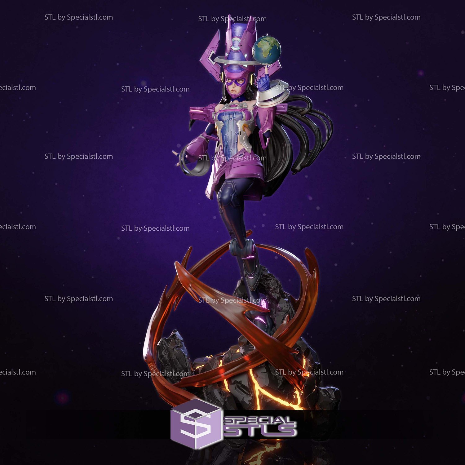 Galacta V2 Marvel Rivals 3D Printer Files STL Model — view 7