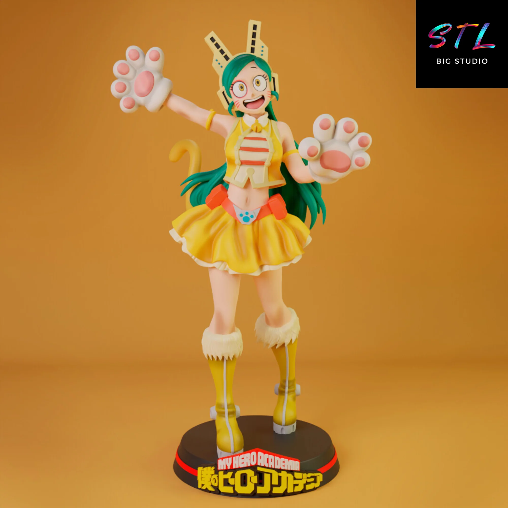 Tomoko Shiretoko STL Ragdoll | 3D Printable Figure | My Hero Academia Model
