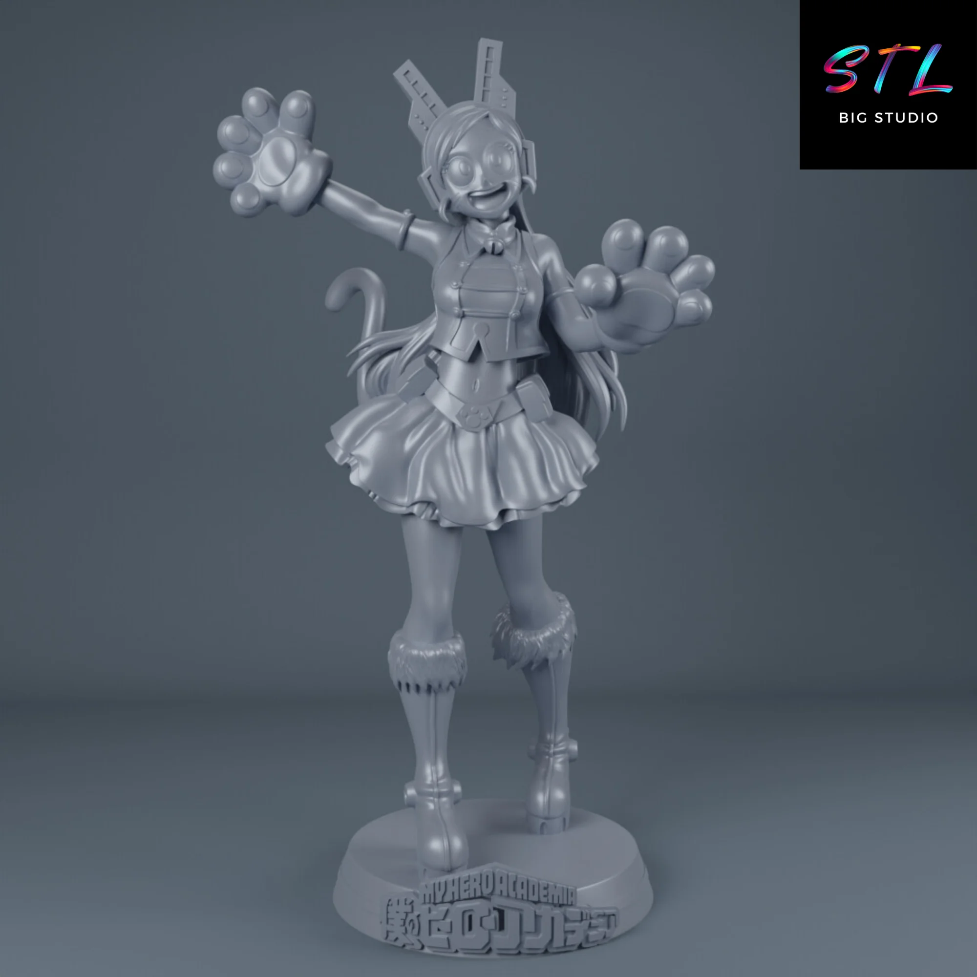 Tomoko Shiretoko STL Ragdoll | 3D Printable Figure | My Hero Academia Model — view 5