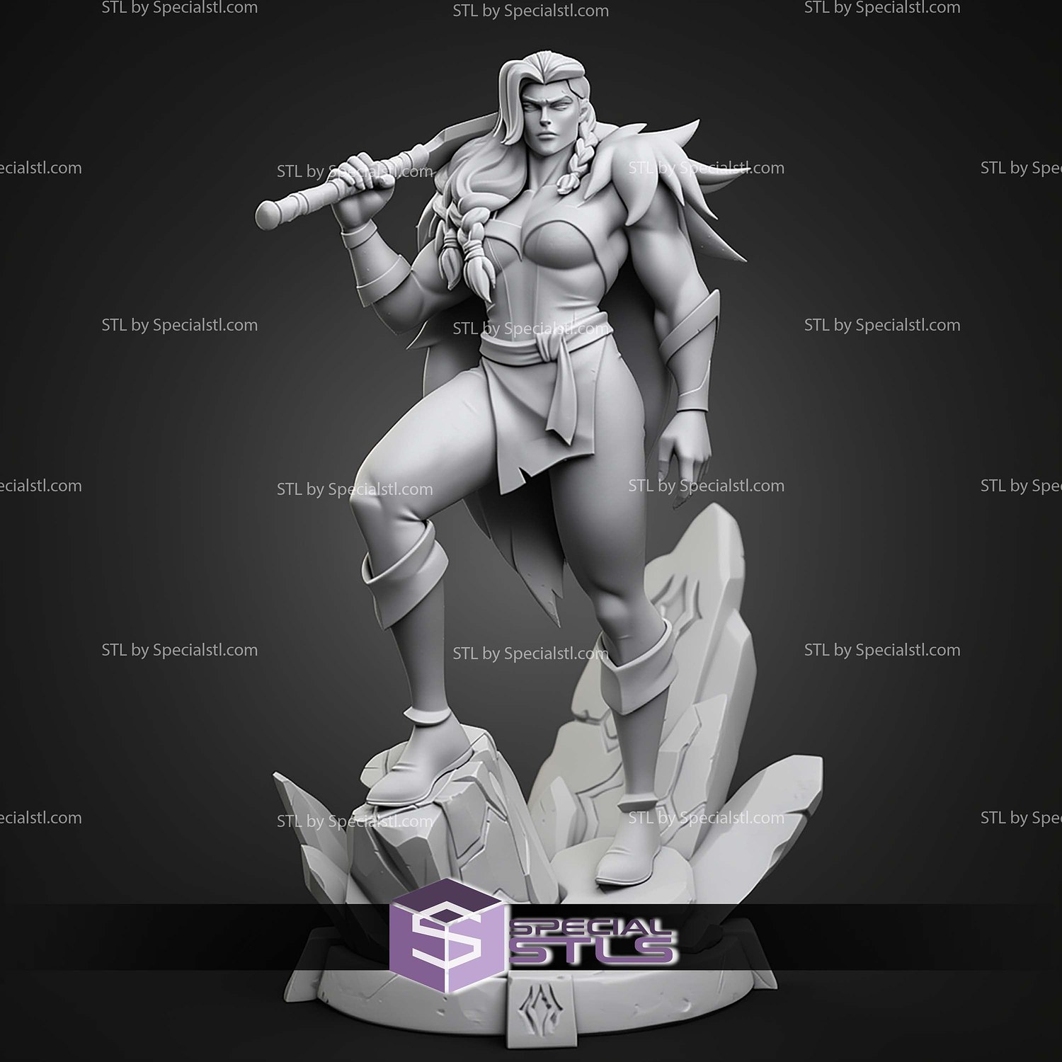 Yasha Nydoorin The Mighty Nein 1-10 STL Files 3D Model — view 2