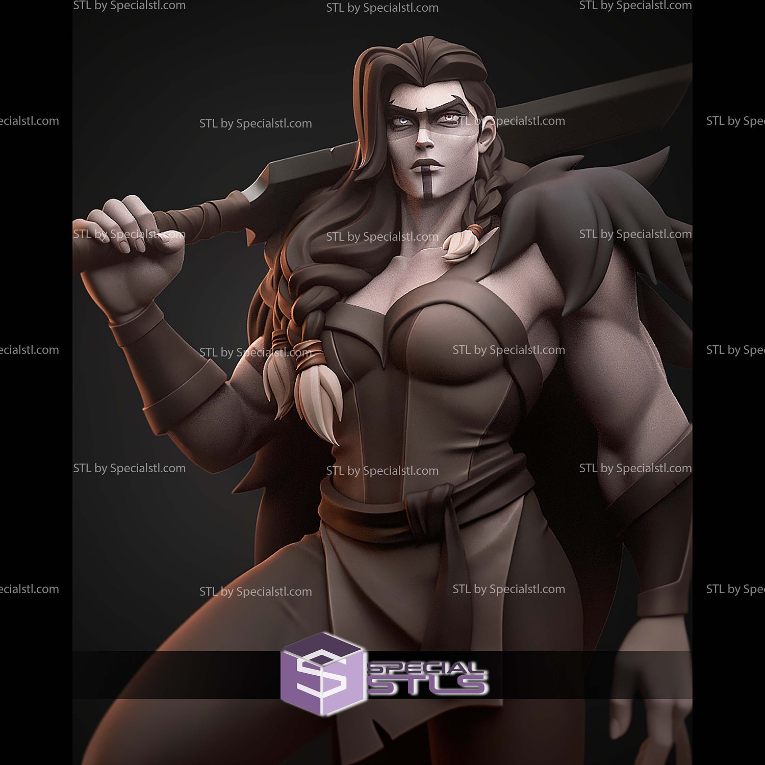 Yasha Nydoorin The Mighty Nein 1-10 STL Files 3D Model — view 3