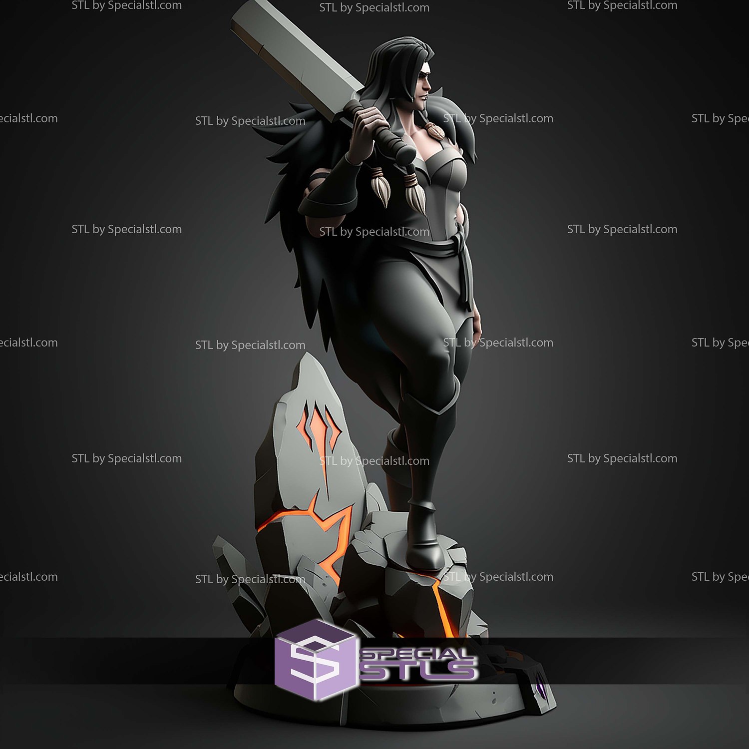 Yasha Nydoorin The Mighty Nein 1-10 STL Files 3D Model — view 4