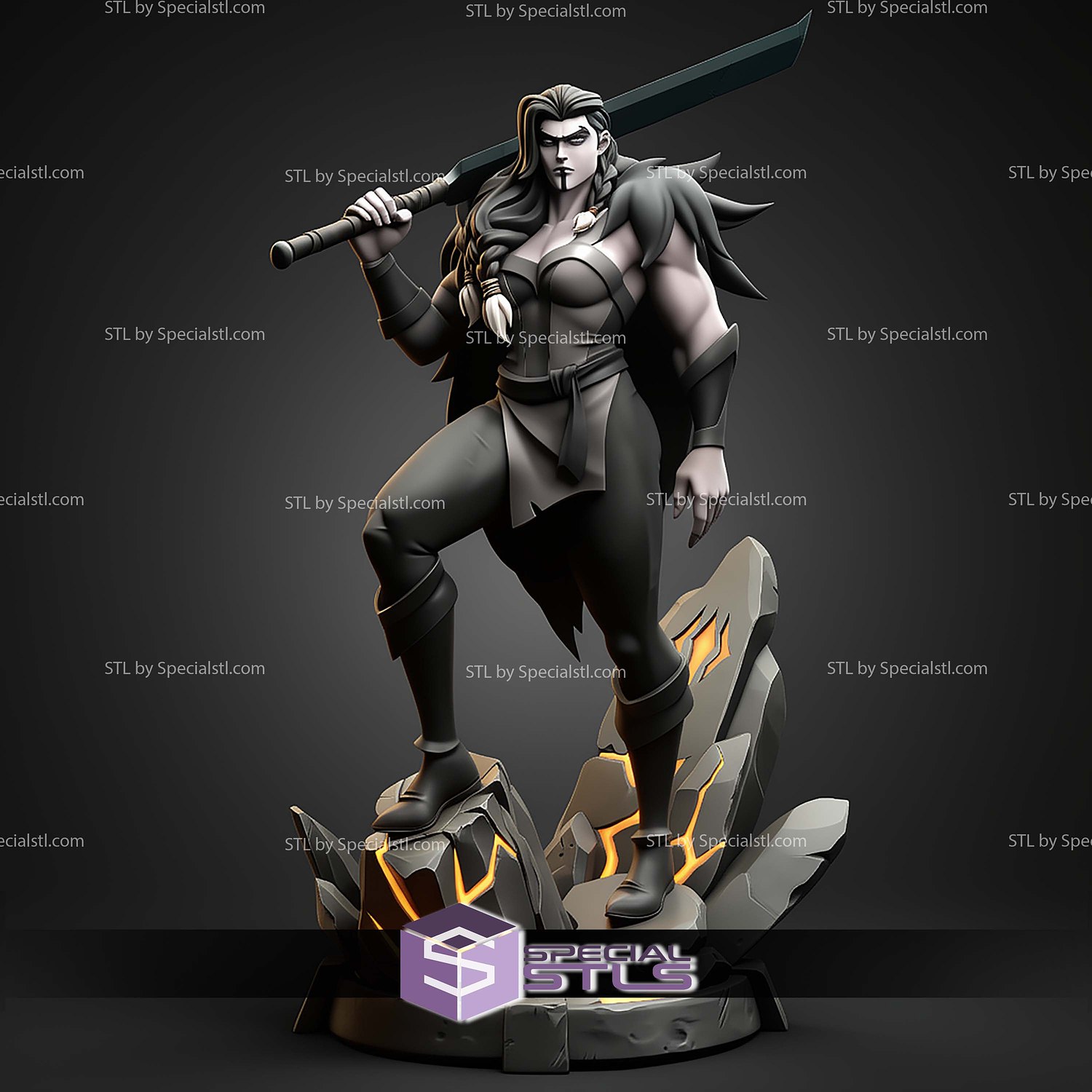 Yasha Nydoorin The Mighty Nein 1-10 STL Files 3D Model — view 6