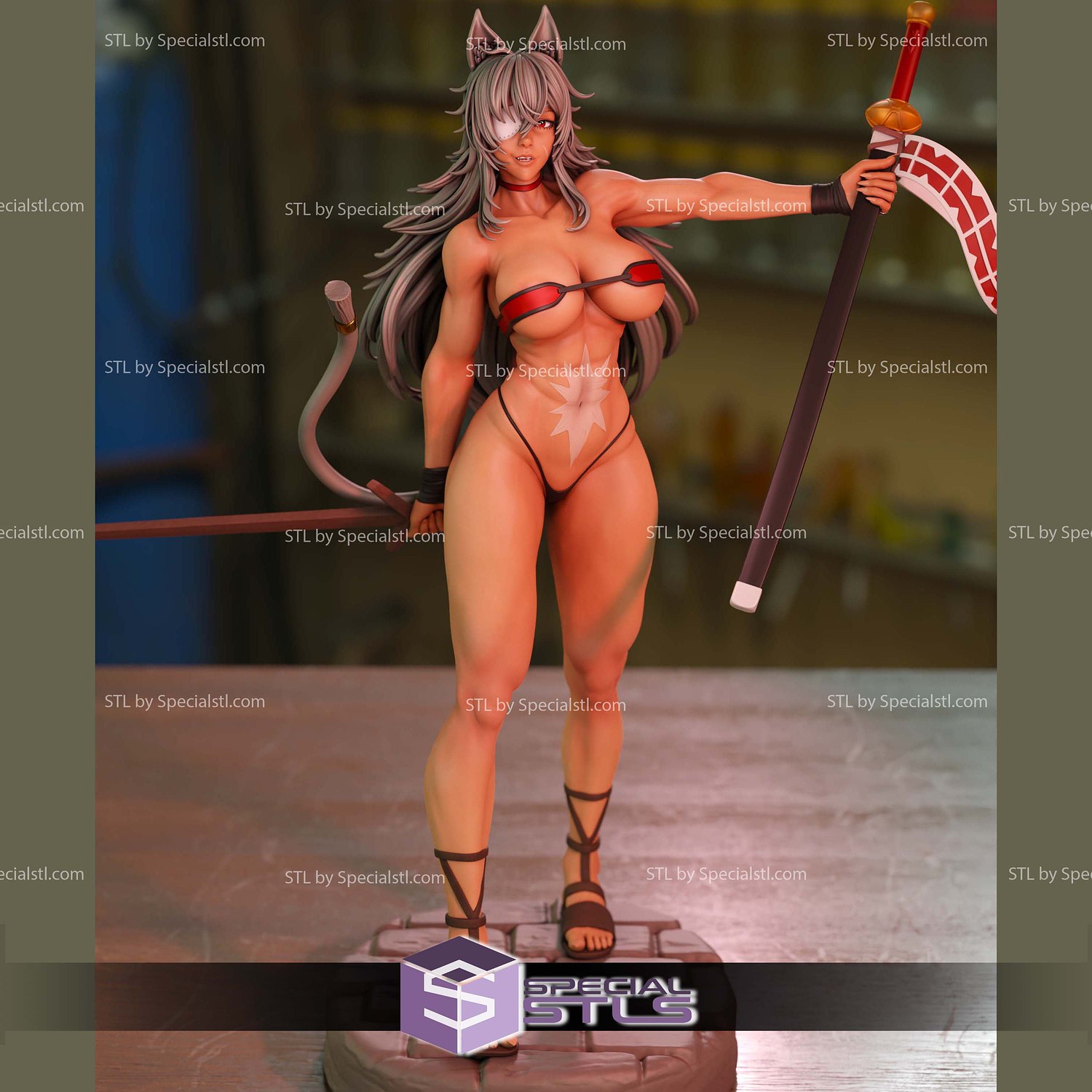 Ghislaine Dedoldia New Version Digital STL Files 3D Model — view 4