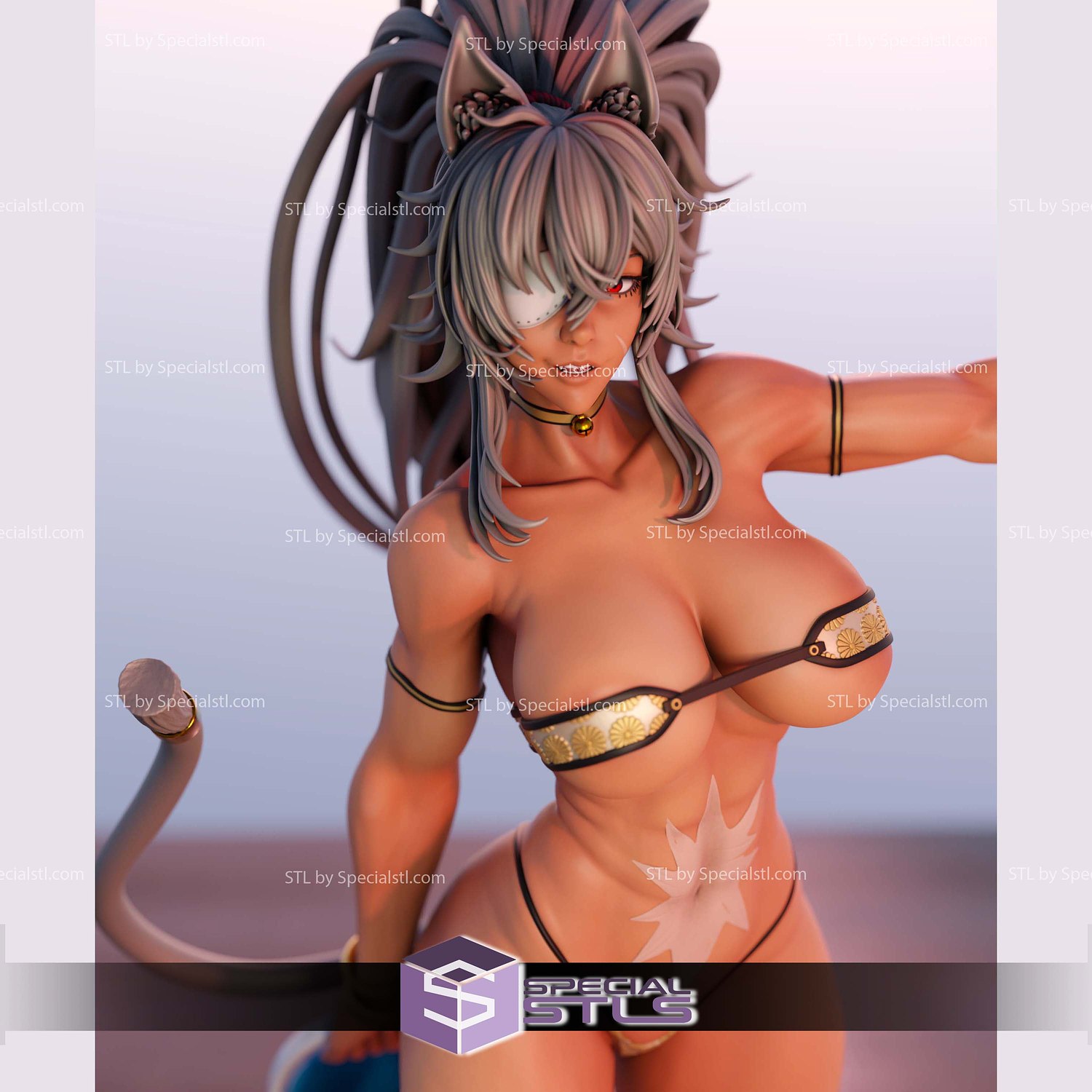 Ghislaine Dedoldia New Version Digital STL Files 3D Model — view 7