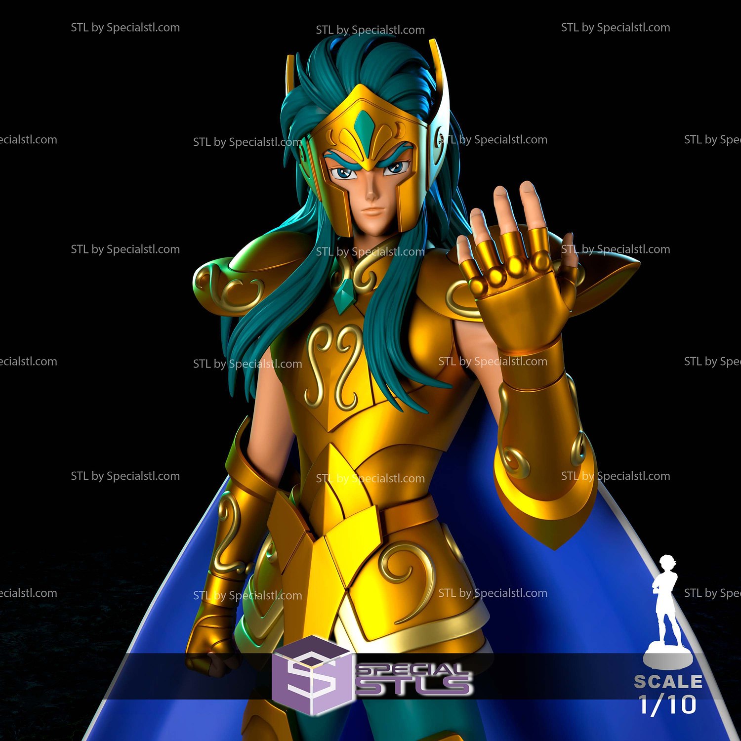 Aquarius Camus 1-10 STL Files 3D Model — view 2