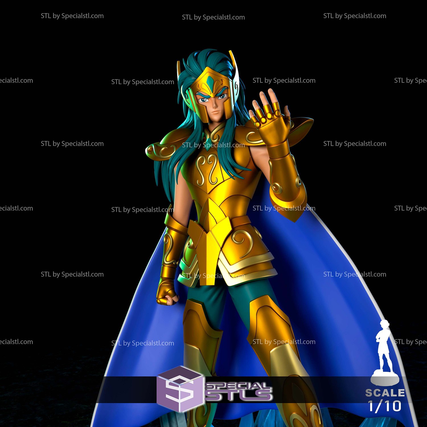 Aquarius Camus 1-10 STL Files 3D Model — view 3