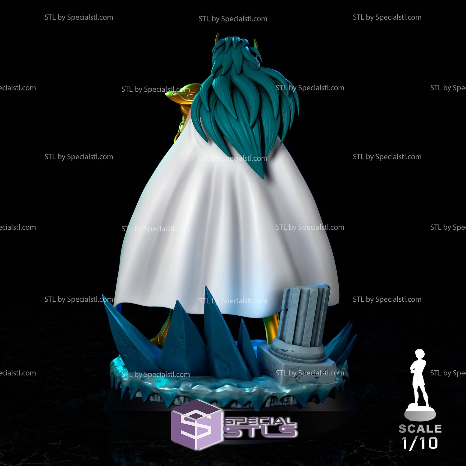 Aquarius Camus 1-10 STL Files 3D Model — view 5