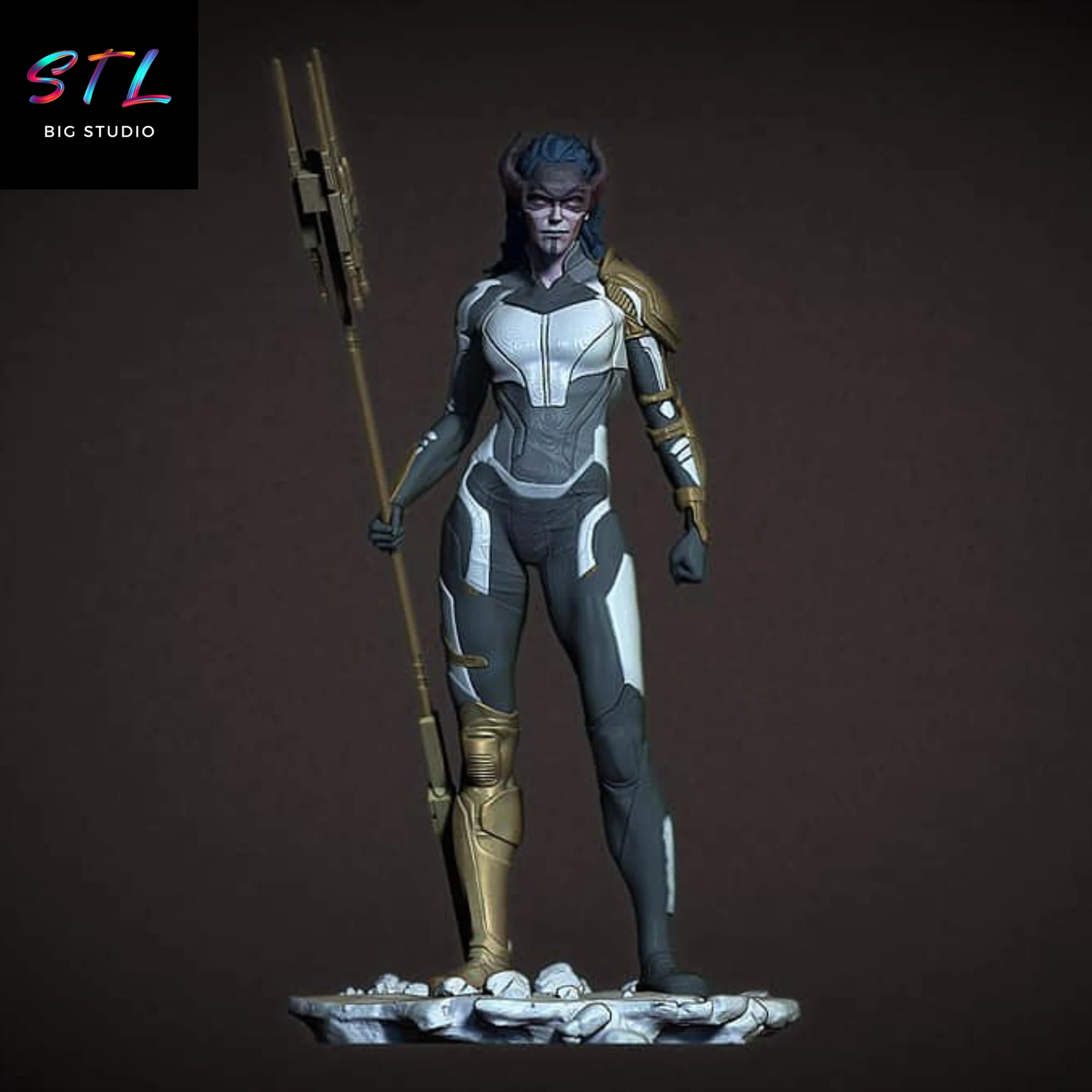 Proxima Midnight STL | Marvel | 3D Printable Figure Model