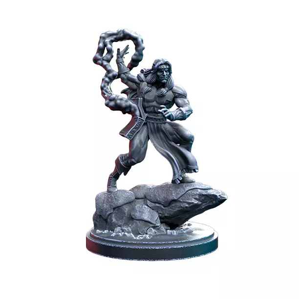 Talisman On 35mm Base IX - Heroic Scale Miniature 3D STL Model