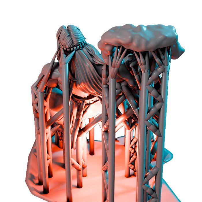 Talisman On 35mm Base IX - Heroic Scale Miniature 3D STL Model — view 2