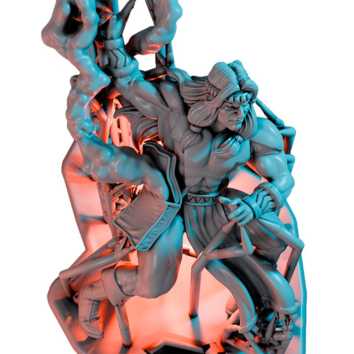Talisman On 35mm Base IX - Heroic Scale Miniature 3D STL Model — view 6