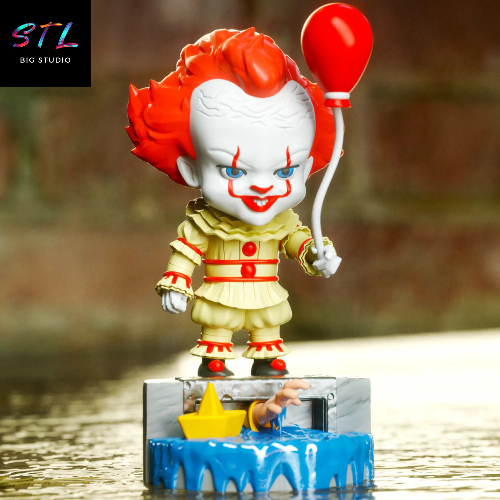 Pennywise Chibi STL | It | 3D Printable Figure Model