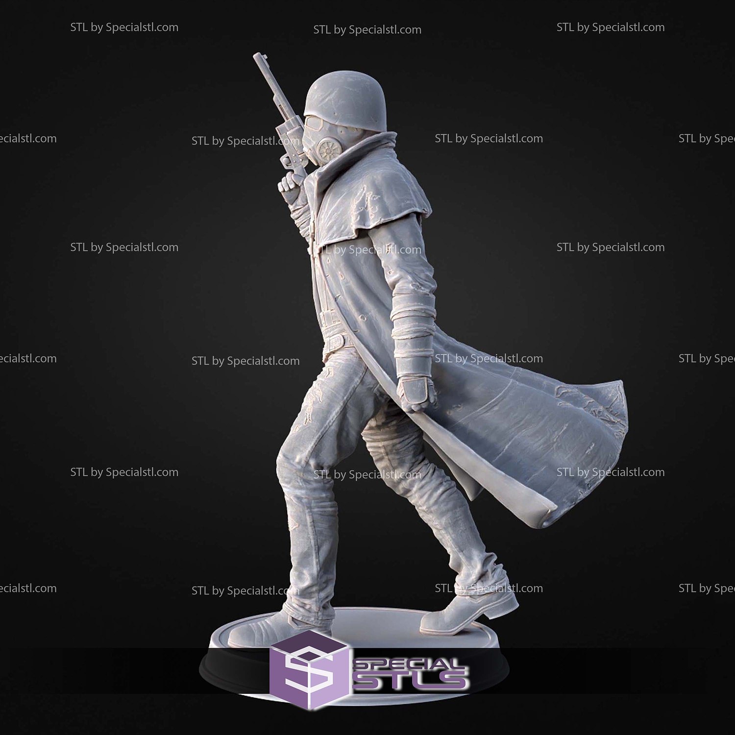 NCR Ranger Pose 3 3D Printer Files STL Model — view 2