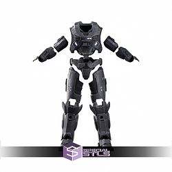 Cosplay STL Files Reach Noble 6 Mark 5 B Armor 3D Model