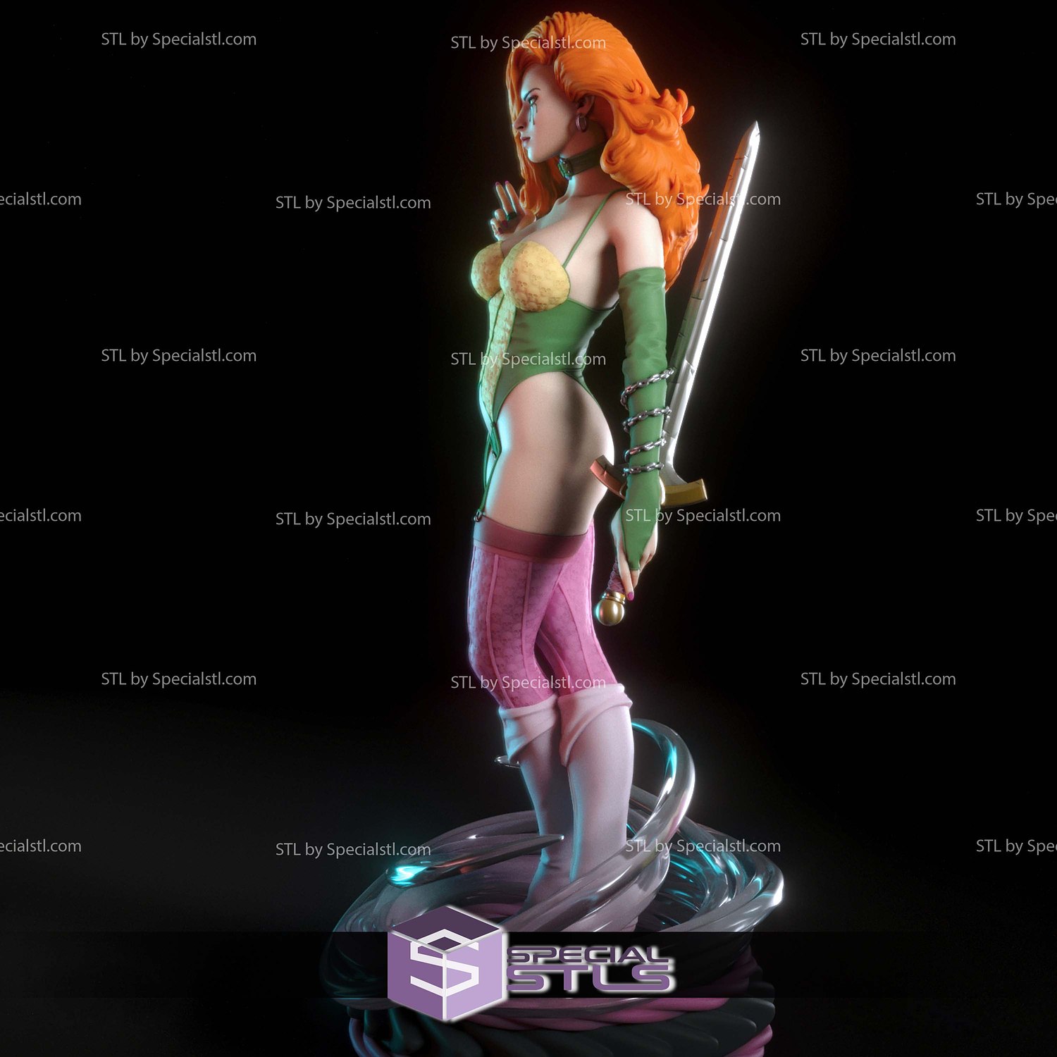 Dawn from Cry for Dawn 3D Printer Files STL Model — view 4