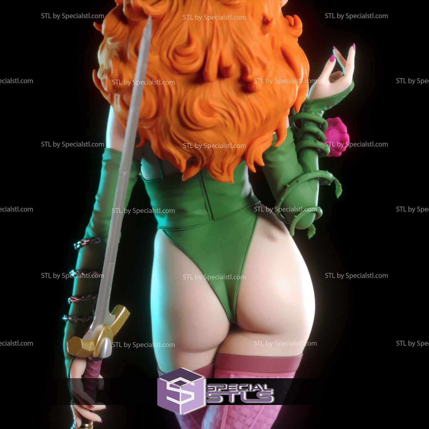 Dawn from Cry for Dawn 3D Printer Files STL Model — view 6