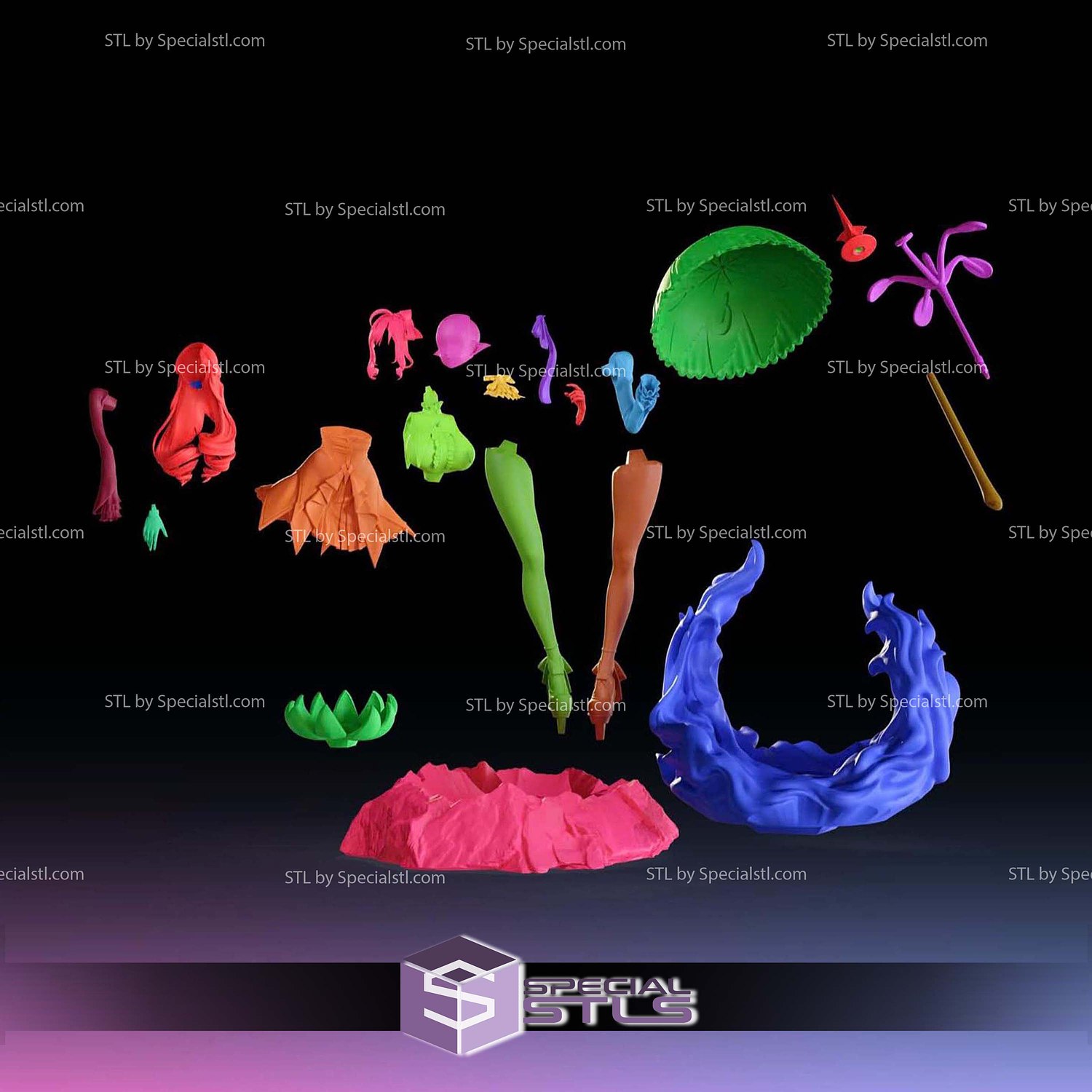 Vivian Zenless Zone Zero STL Files 3D Model — view 2