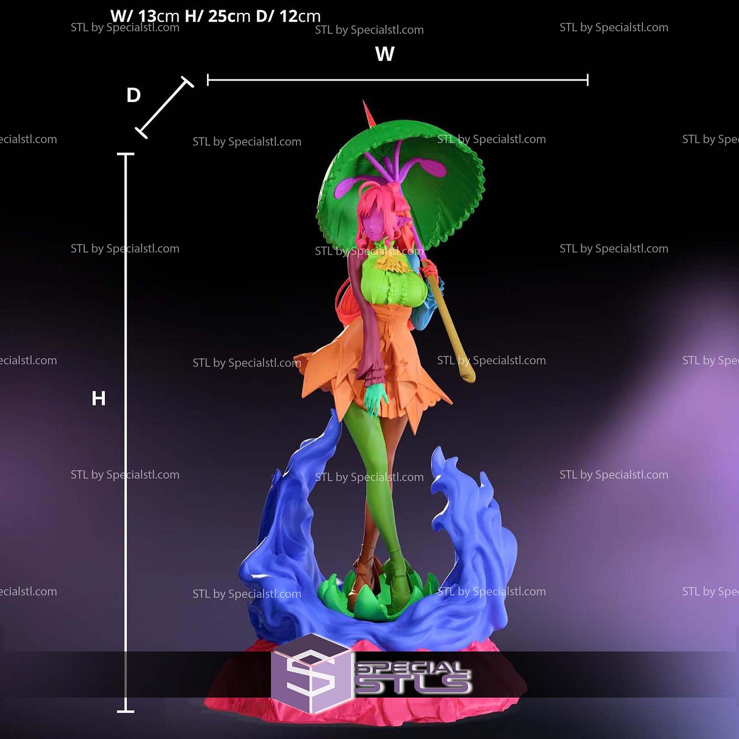 Vivian Zenless Zone Zero STL Files 3D Model — view 8