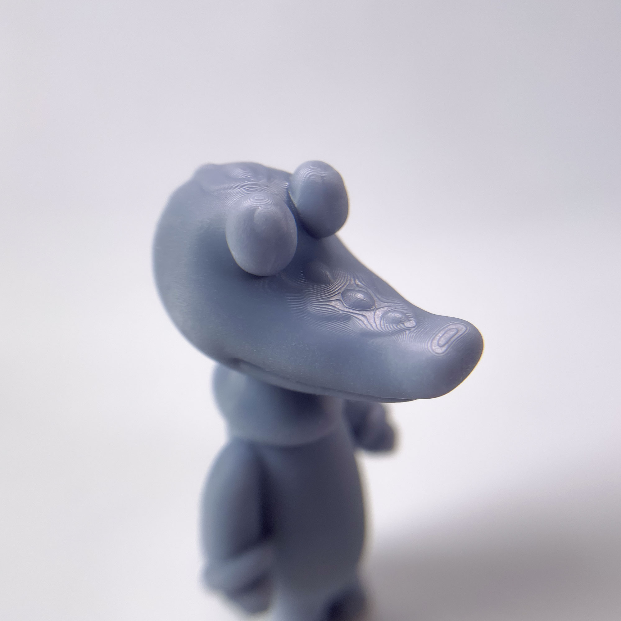Crocodile Gena Vintage Toy 3D STL Model