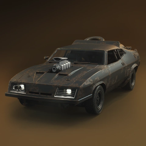 Ford Falcon XB 3D Printing Model | Assembly + Active STL Model