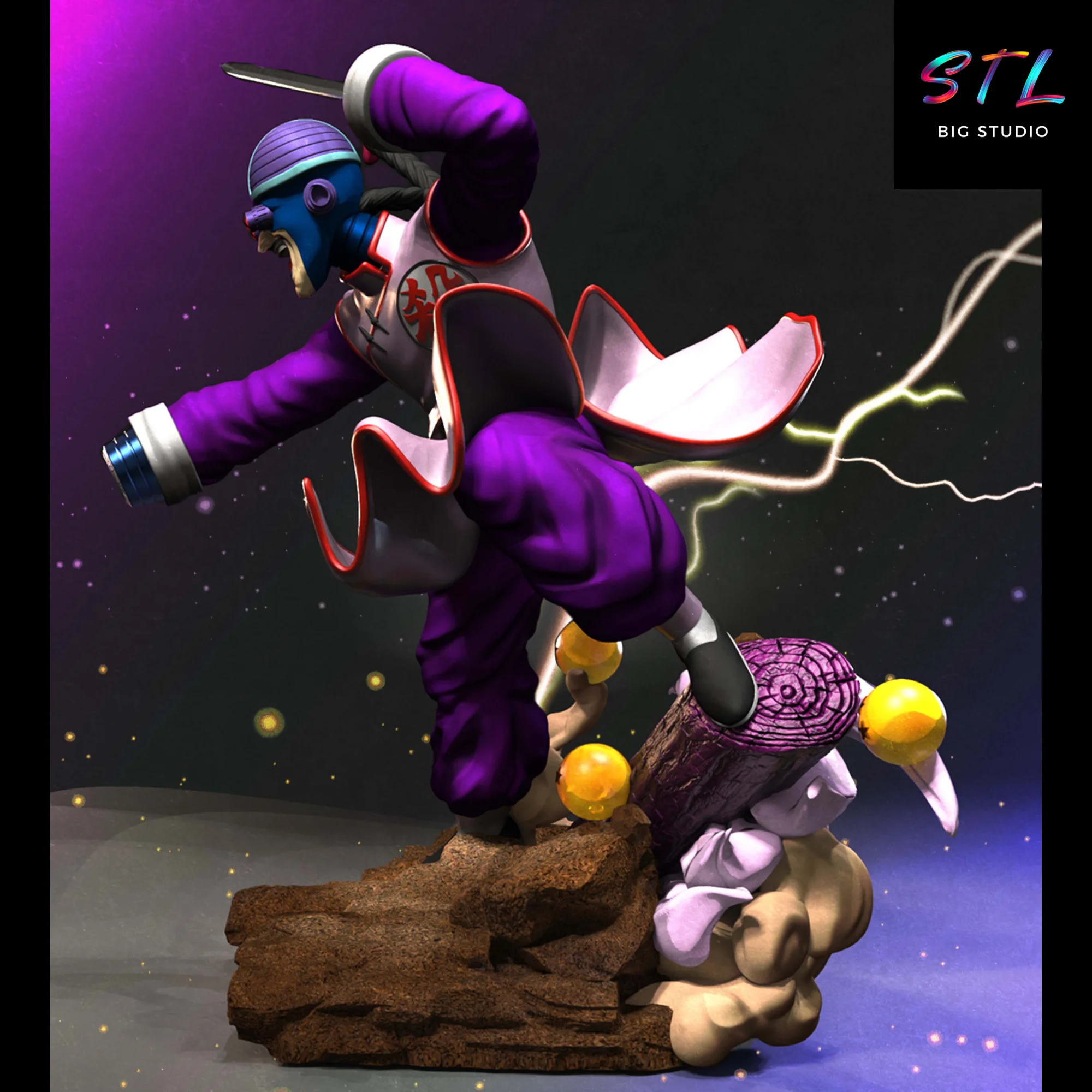 Tao Pai Pai STL | 3D Printable Figure | Dragon Ball Model — view 2