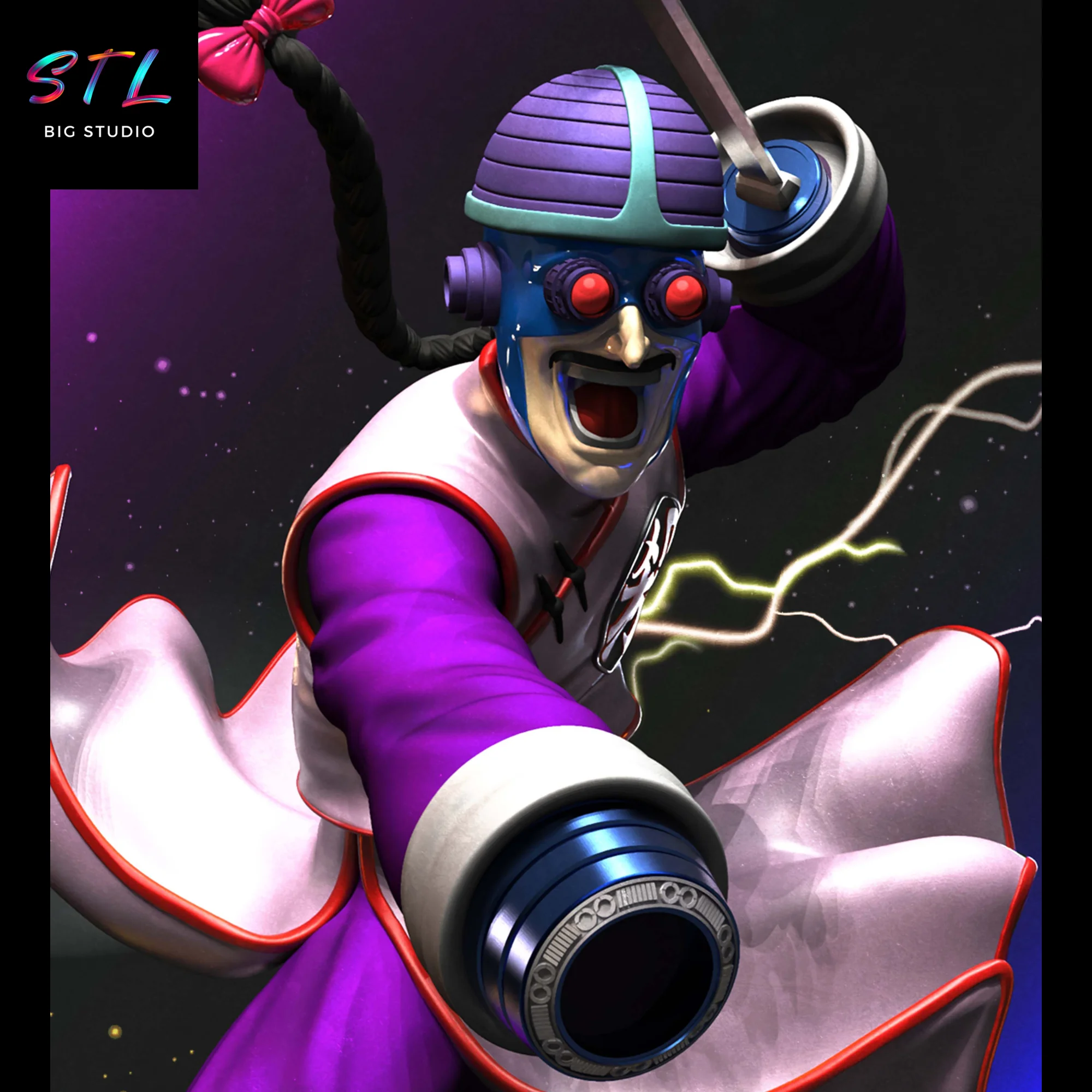 Tao Pai Pai STL | 3D Printable Figure | Dragon Ball Model — view 4