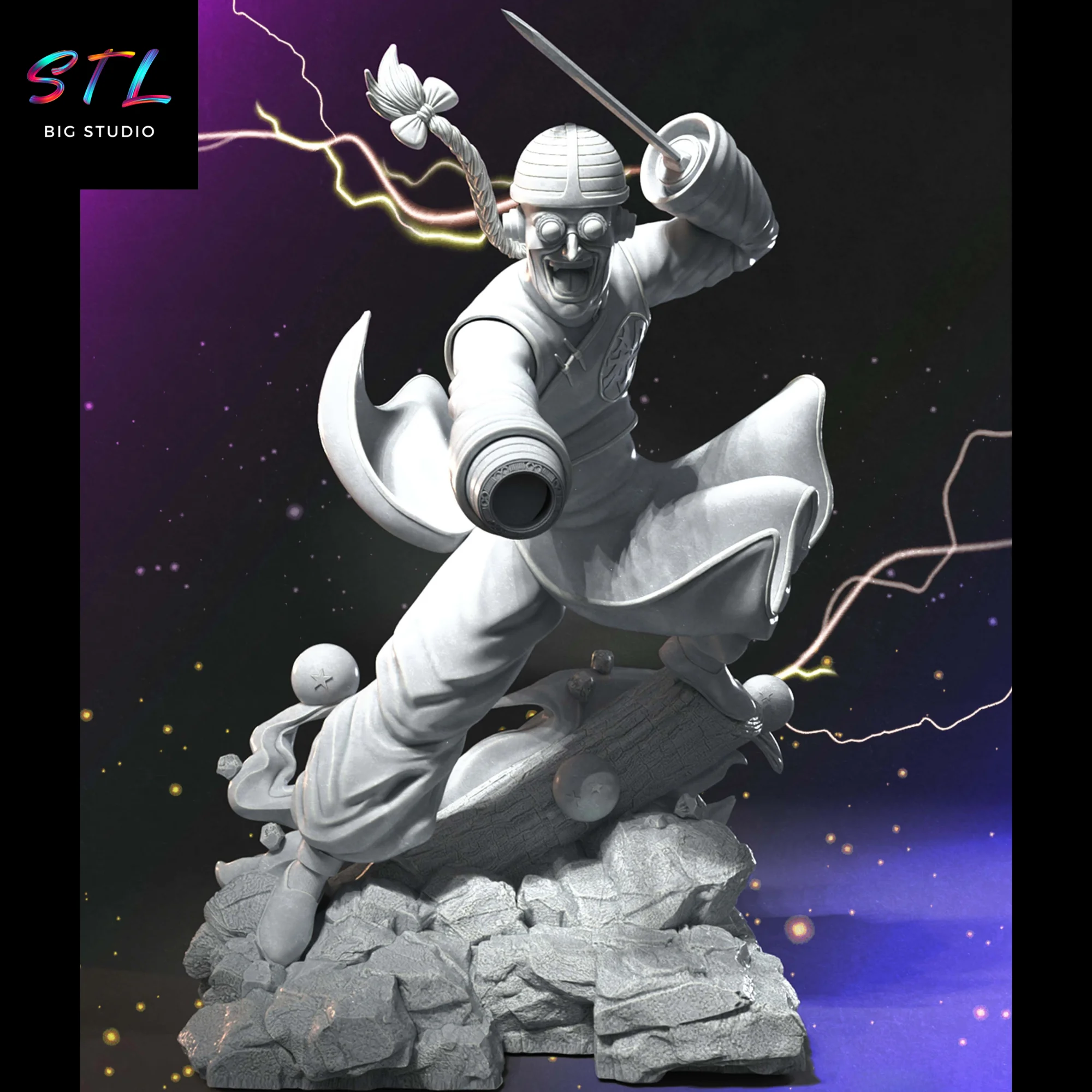 Tao Pai Pai STL | 3D Printable Figure | Dragon Ball Model — view 6
