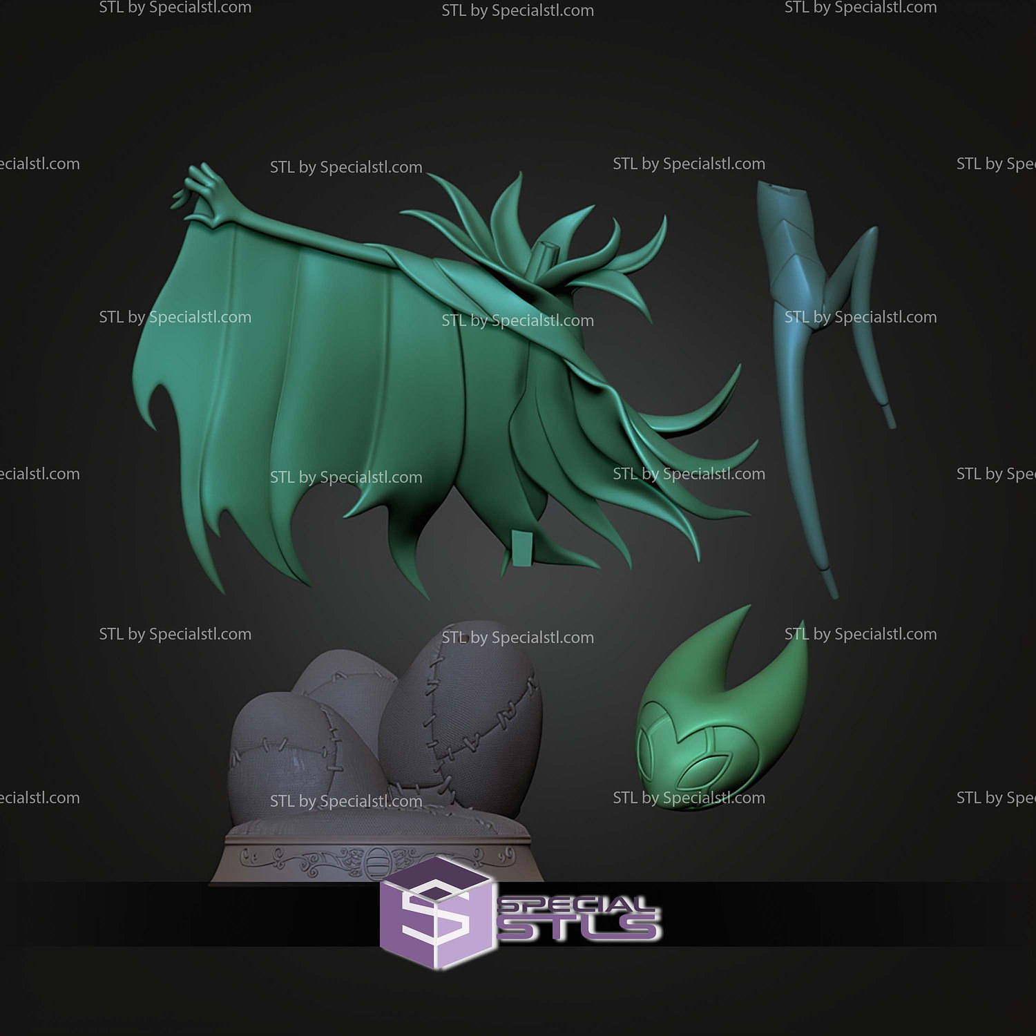 Nightmare King Grimm Original 231mm STL Files 3D Model — view 2