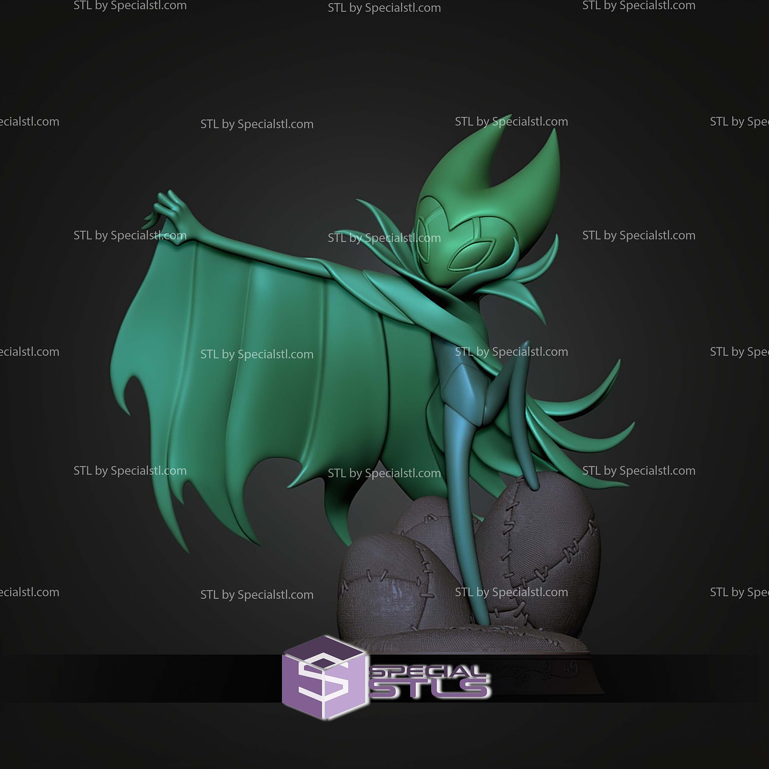 Nightmare King Grimm Original 231mm STL Files 3D Model — view 3