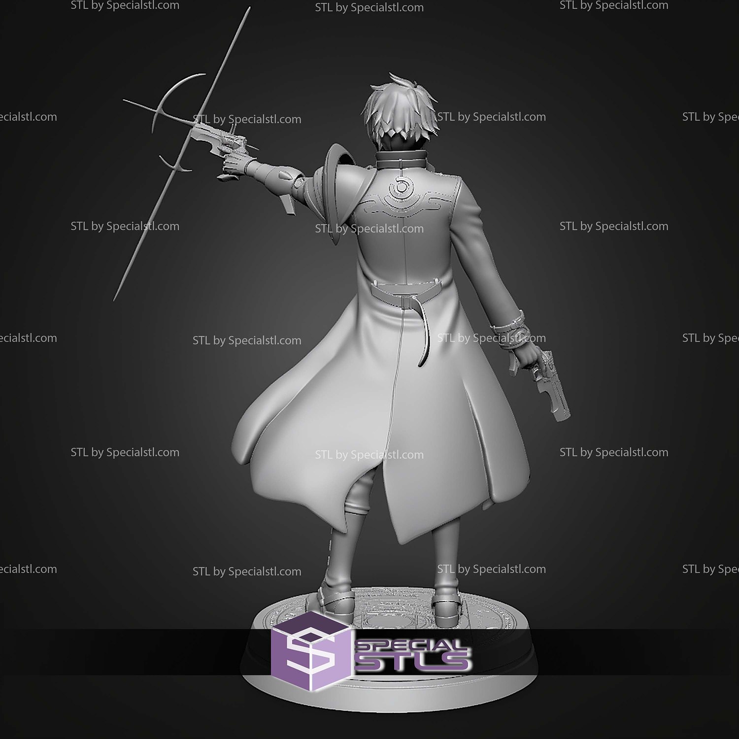 Hajime Nagumo 250mm STL Files 3D Model — view 3