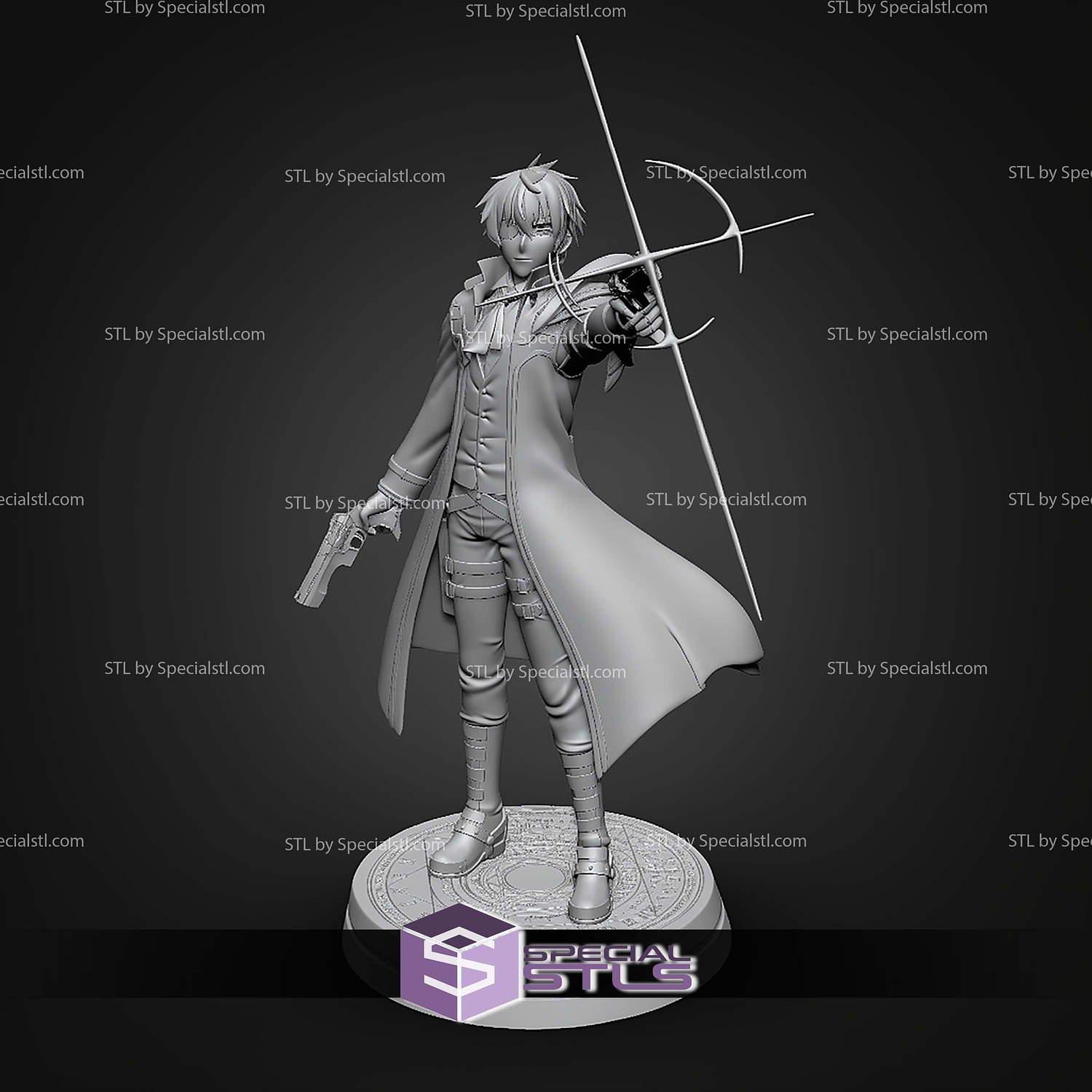 Hajime Nagumo 250mm STL Files 3D Model — view 5