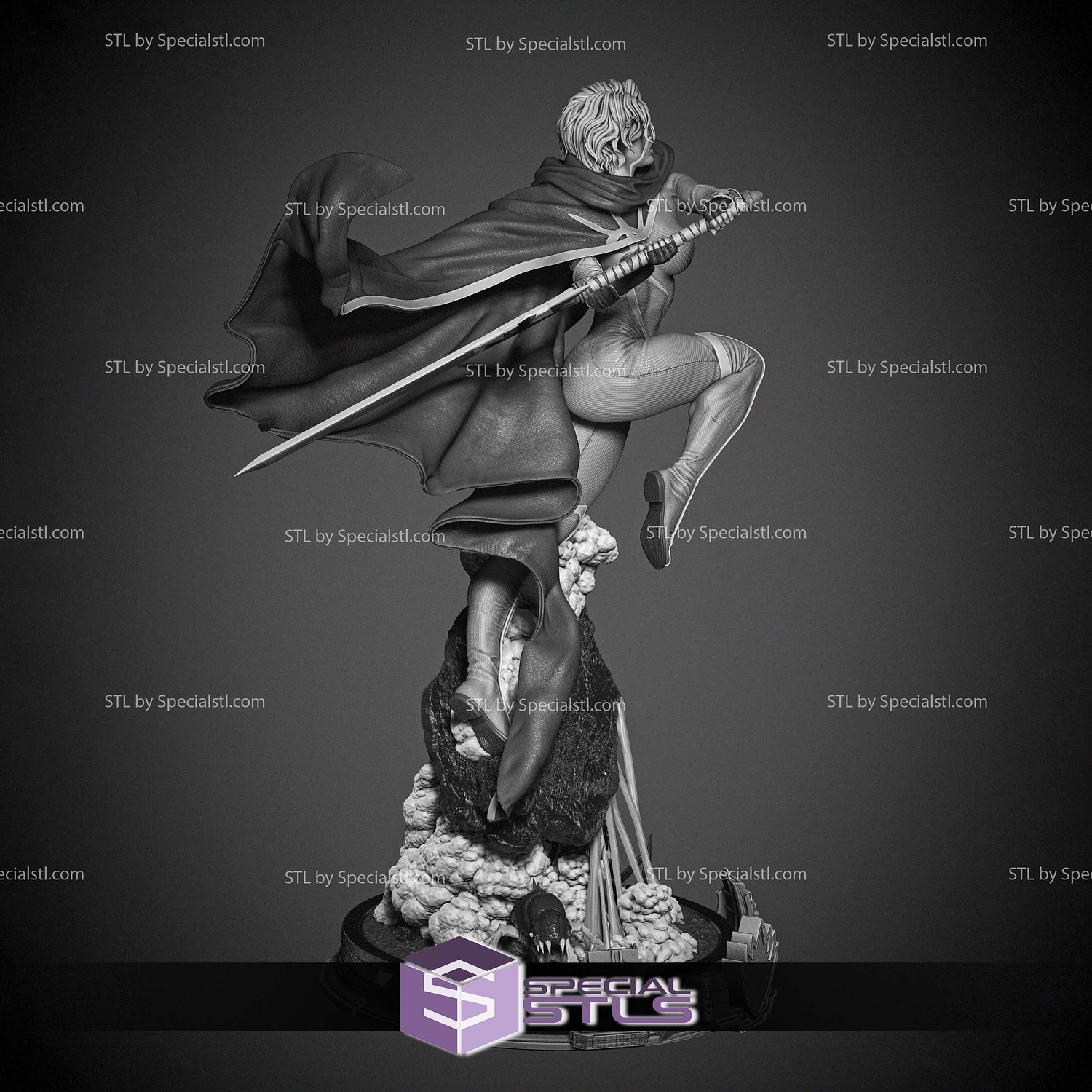Quasar Marvel Hero 3D Print Files STL Model — view 2