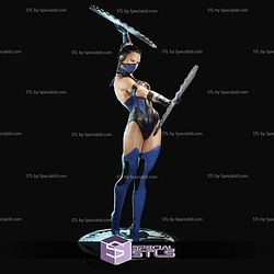 Kitana 2 Fan Mortal Kombat 3D Printer Files STL Model