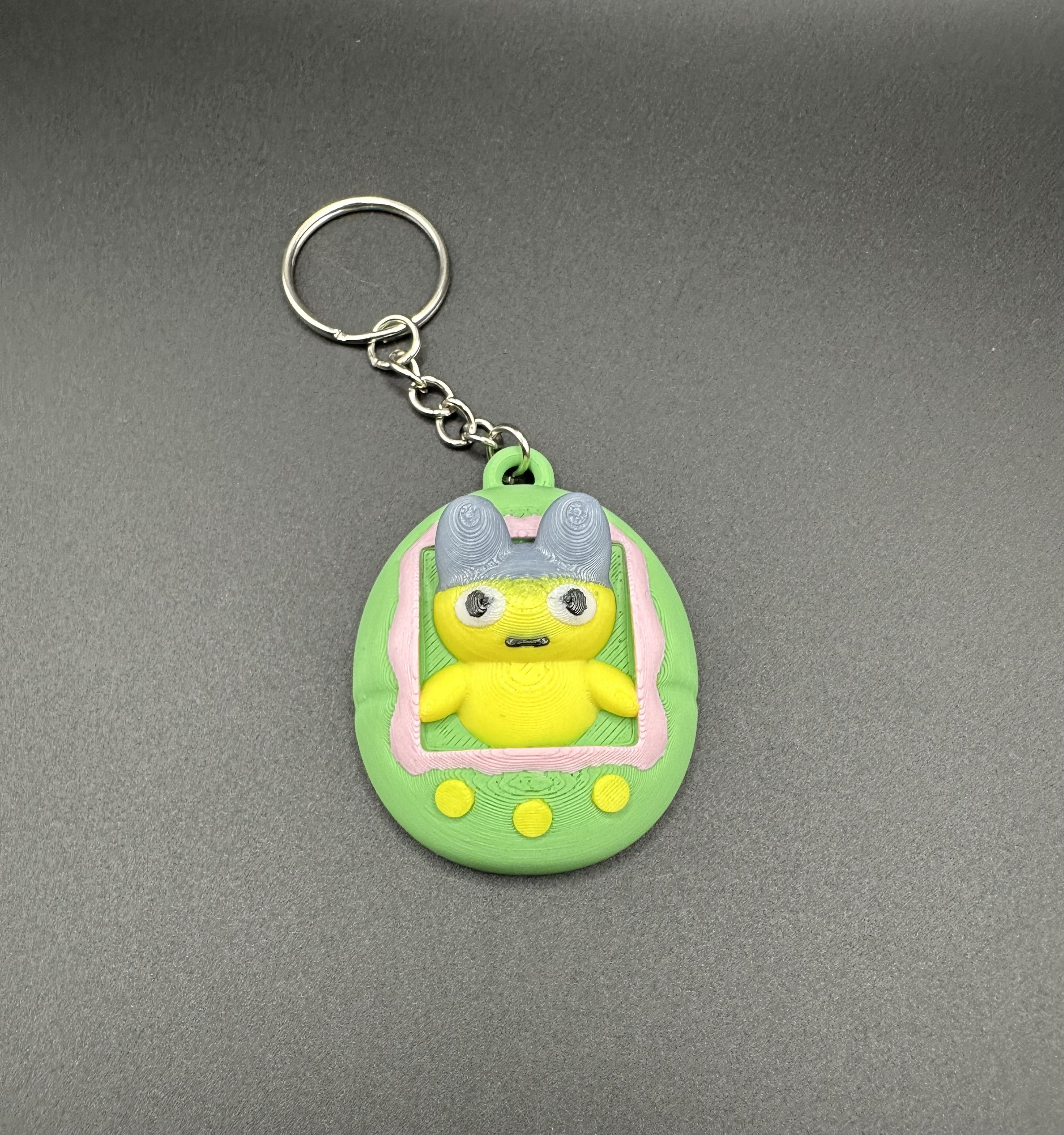 Tamagotchi Keychain 3D STL Model