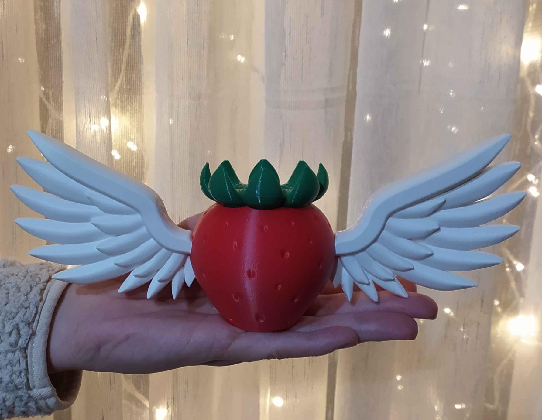 Angel Strawberry Powerup - Multipart - No AMS/CFS 3D STL Model — view 4